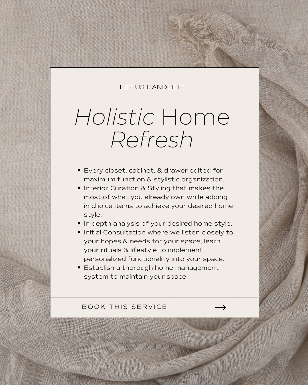 Holistic Home Styling